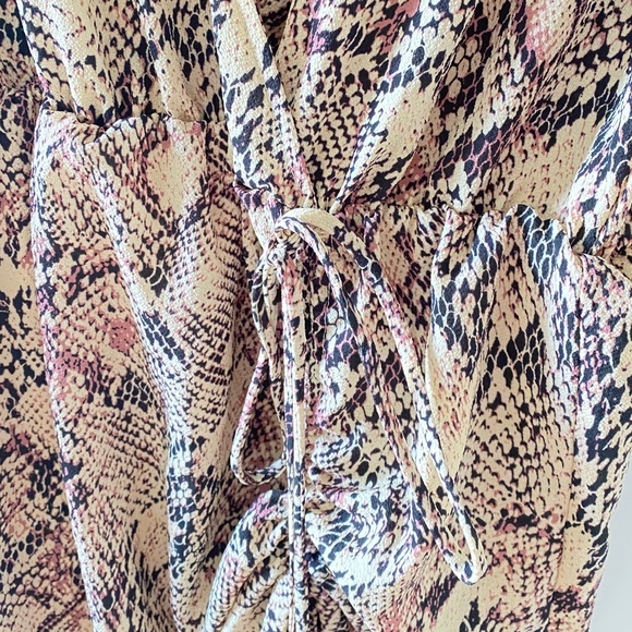 Snake print dress by The Vanity Room size 2x - Picture 4 of 6